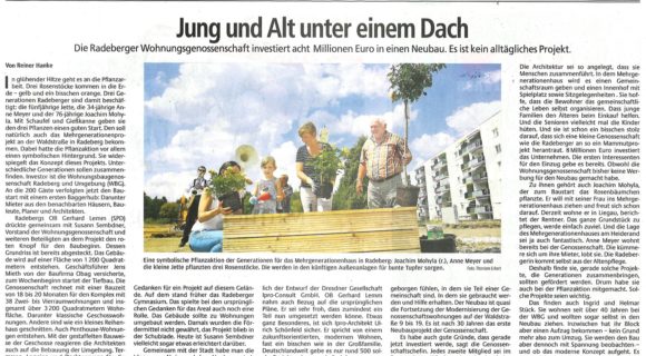 SZ_Baggerhub_Radeberg Jung und Alt unter einem Dach