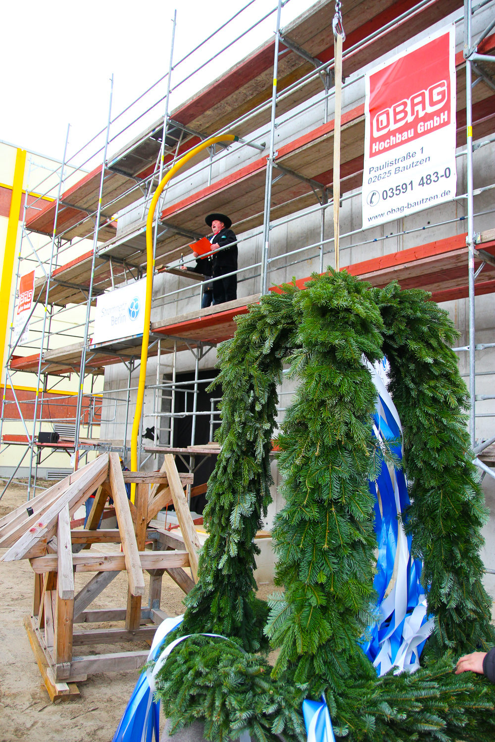 Richtfest in Berlin-Wuhletal
