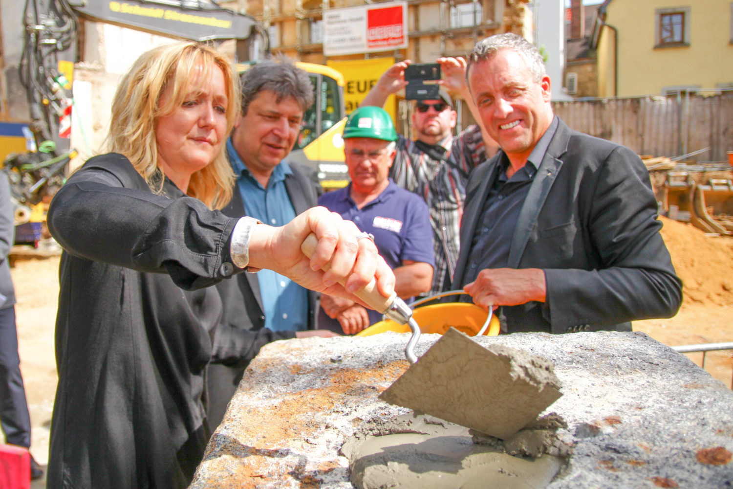 Grundsteinlegung am Hospiz
