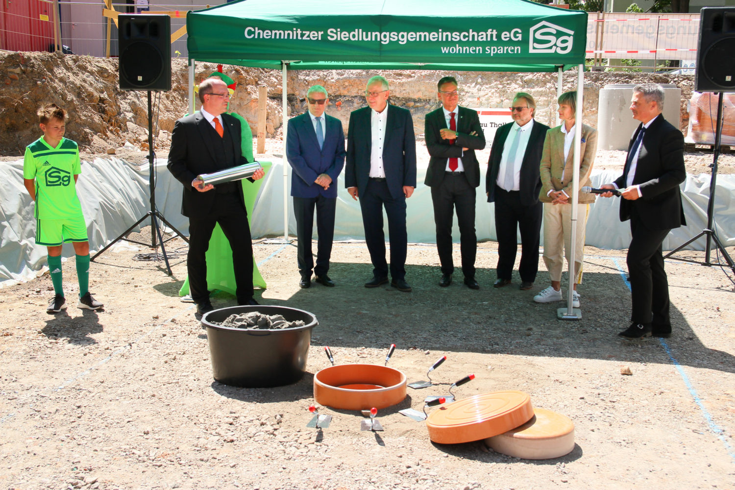 Spatenstich für „Tanzende Siedlung“