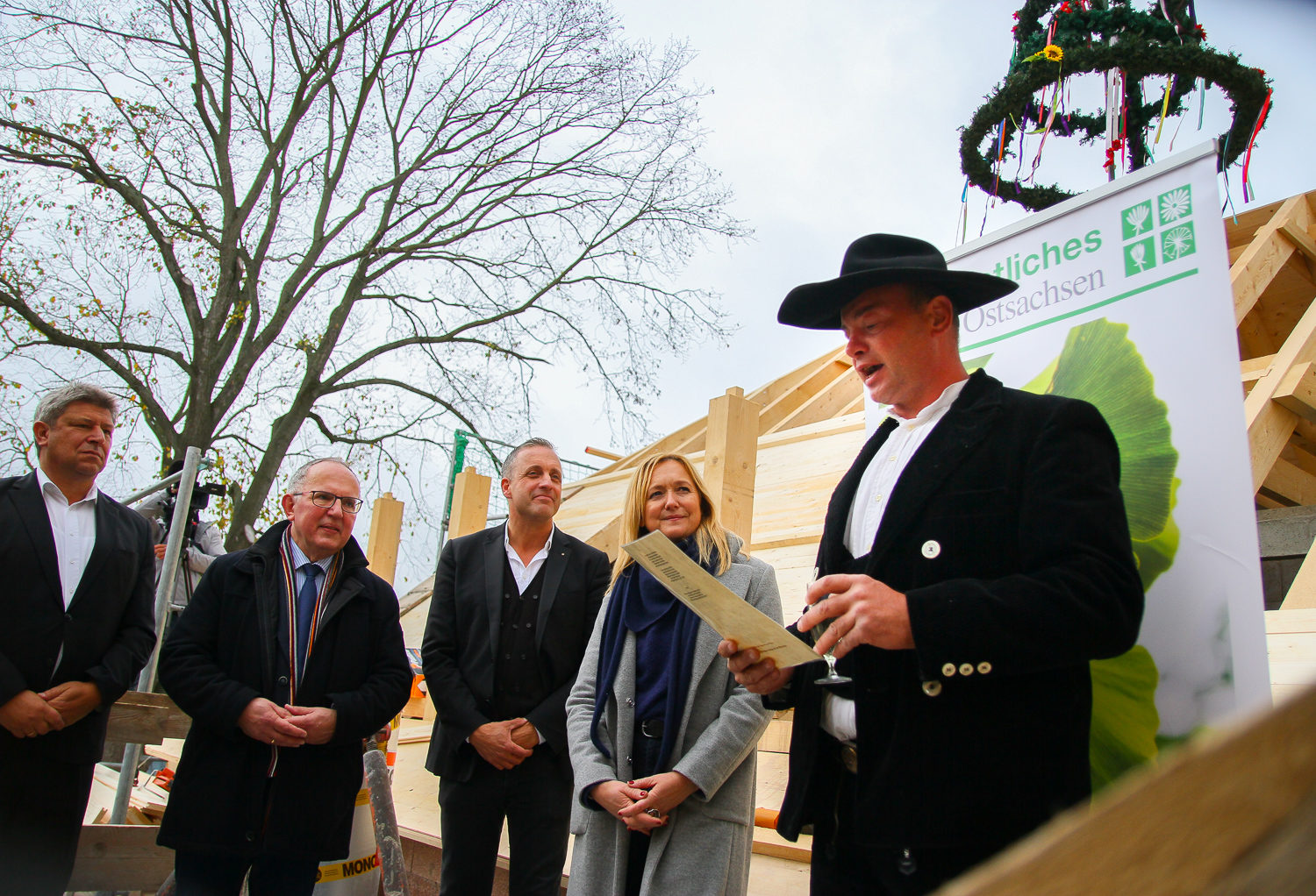 Richtfest am Christlichen Hospiz