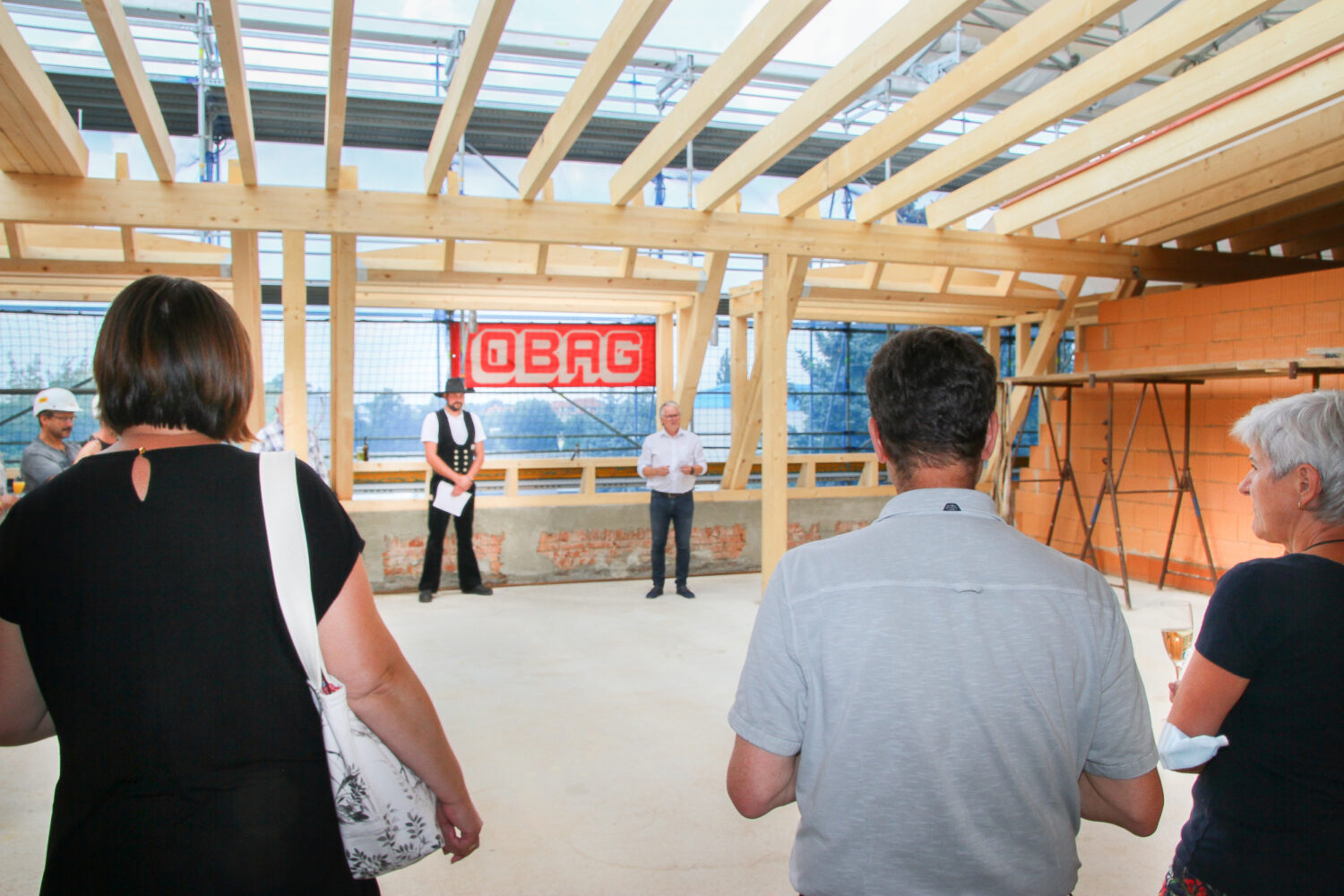 Richtfest am neuen Schulungszentrum der Sachsen Energie (SAE)