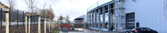 Neubau  Logistikhalle