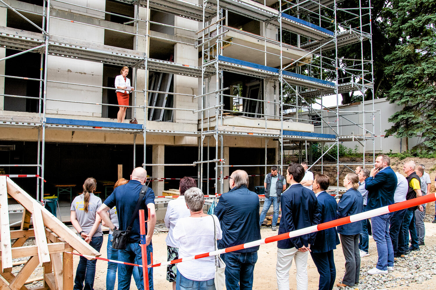 Richtfest auf der Paulistraße