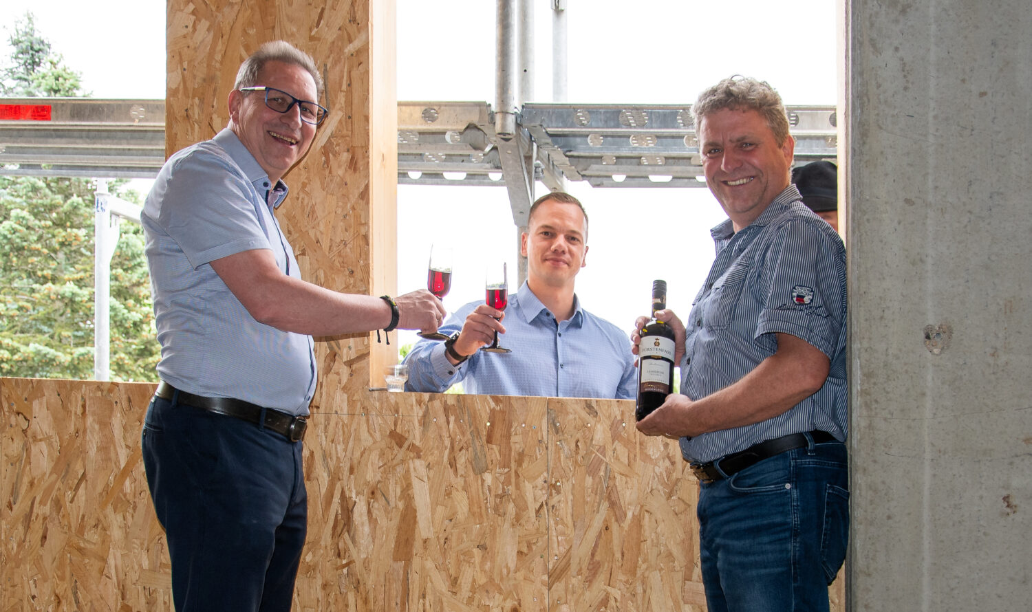 Richtfest auf der Paulistraße