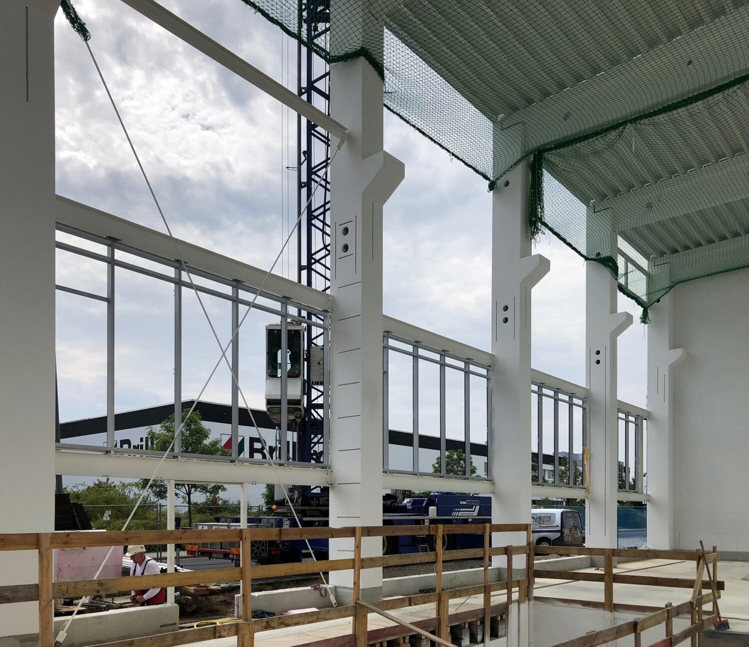 Produktionsneubau nimmt Gestalt an